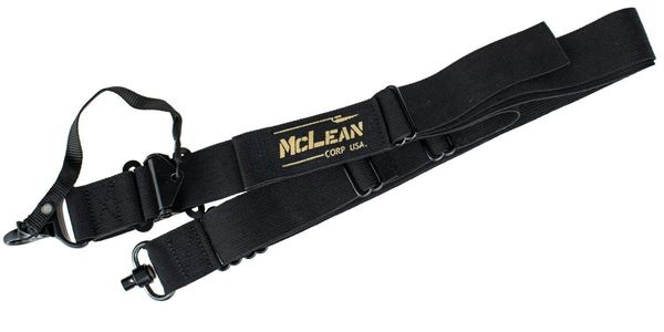 Picture of McLean Corp Black Dynamic Retention Sling QD Swivel