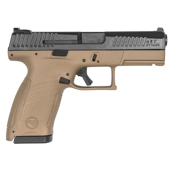 Picture of CZ P-10C 9MM Flat Desert Earth Semi-Automatic Pistol