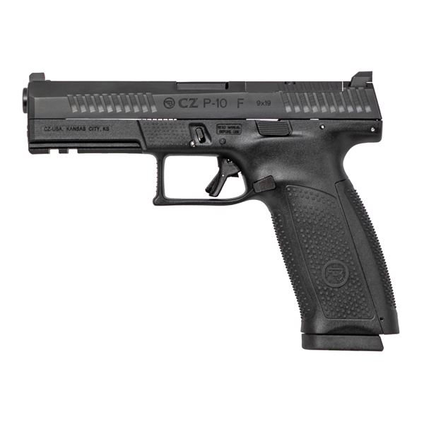Picture of CZ P-10F Optics Ready 9mm Black Semi-Automatic Pistol (Low Capacity)