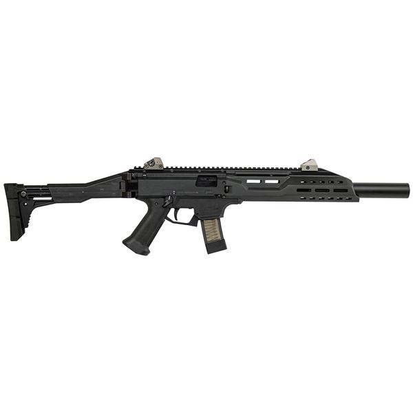 Picture of CZ Scorpion EVO 3 S1 with Faux Suppressor 9mm Black Carbine (Low Capacity)