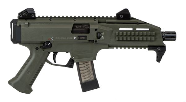Picture of CZ Scorpion EVO 3 9mm OD Green Semi-Automatic 10 Round Pistol