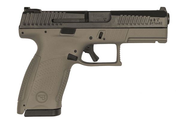 Picture of CZ P-10C 9mm Flat Desert Earth Semi-Automatic Pistol (Low Capacity)