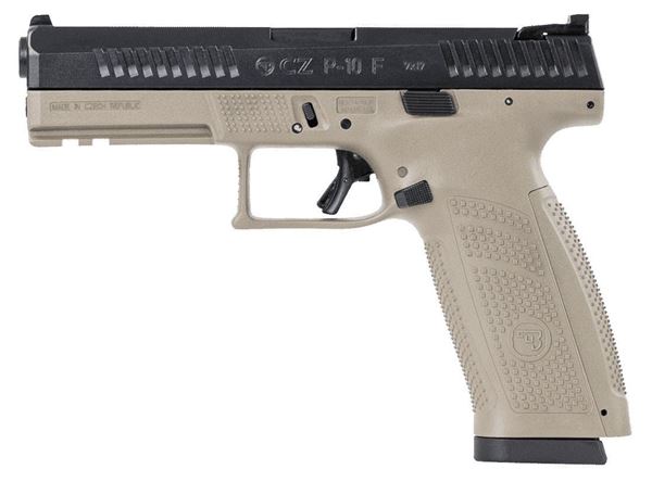 Picture of CZ P-10F 9mm Flat Dark Earth Semi-Automatic Pistol (Low Capacity)