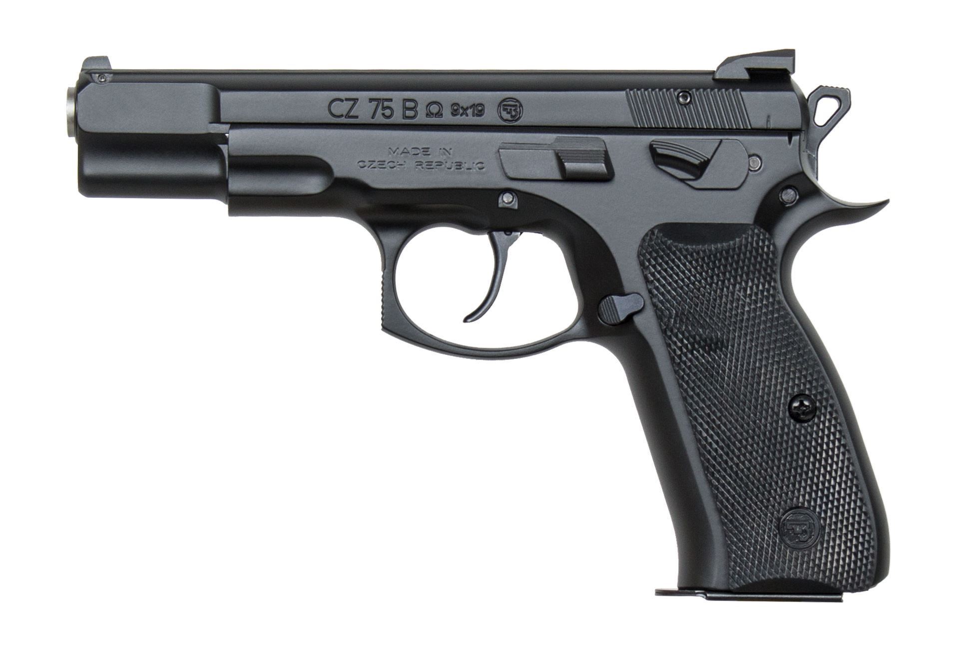 CZ USA 01136 CZ 75 B Omega 9mm Pistol, 10 Rds, Steel Frame, 4.6" Barrel