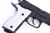 Picture of Arex Rex Alpha 9 9mm Black with White Aluminum Grips Semi-Automatic 20 Round Pistol