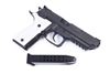 Picture of Arex Rex Alpha 9 9mm Black with White Aluminum Grips Semi-Automatic 20 Round Pistol