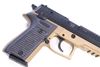 Picture of Arex Rex Zero 1CP-03GR1 9mm Flat Dark Earth with Hogue Piranha Black Grey Grips Semi-Automatic 15 Round Pistol