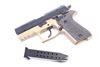 Picture of Arex Rex Zero 1CP-03GR1 9mm Flat Dark Earth with Hogue Piranha Black Grey Grips Semi-Automatic 15 Round Pistol