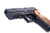 Picture of Arex Rex Zero 1S-01W Black with Oak Wood Grips 9mm 17 Round Pistol