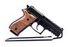 Picture of Arex Rex Zero 1S-01W Black with Oak Wood Grips 9mm 17 Round Pistol