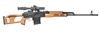Picture of Century Arms PSL 54 7.62x54R Semi-Automatic Marksman Rifle with PO 4x24 Optic