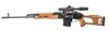 Picture of Century Arms PSL 54 7.62x54R Semi-Automatic Marksman Rifle with PO 4x24 Optic