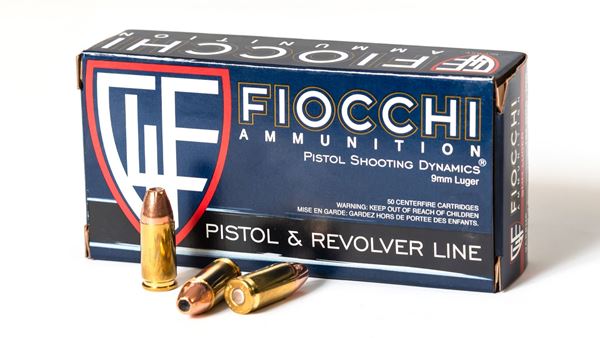 Picture of Fiocchi Ammunition 9mm 124 Grain Jacketed Hollow Point 50 Round Box