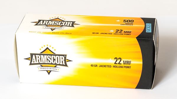 Picture of Armscor 22 Mag 40 Grain Jacketed Hollow Point Rimfire 5000 Round Case