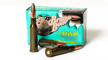 Picture of Bear Ammo 7.62x54R 203 Grain Bimetal Lacquered Soft Point 500 Round Box