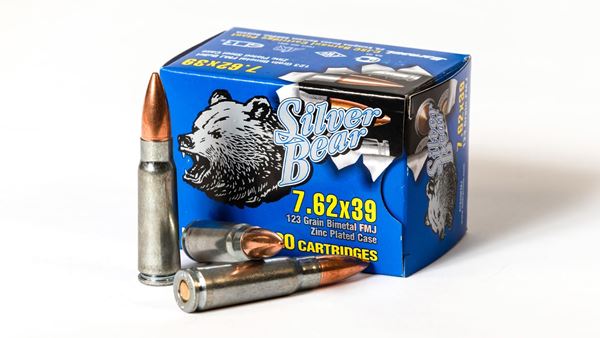 Picture of Bear Ammo 7.62x39mm 123 Grain Full Metal Jacket 20 Round Box