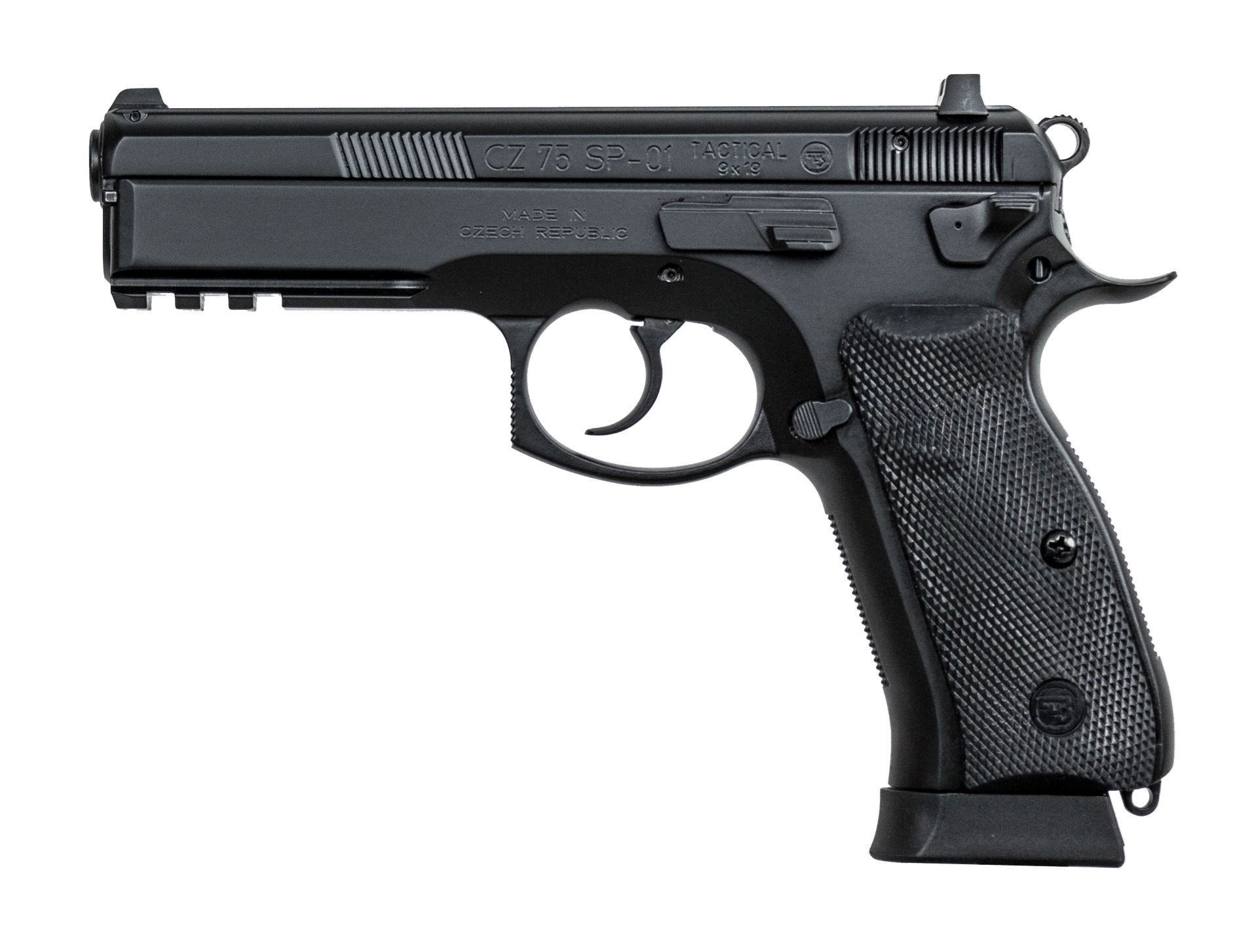 CZ 75 SP-01 TACTICAL 9mm black 3 dot tritium sights - 10 rd mags