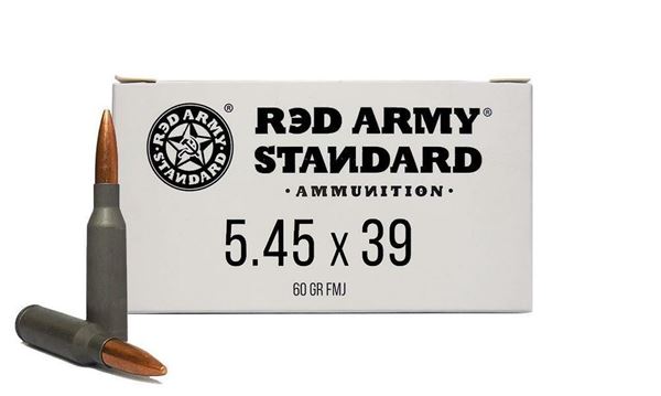 Picture of Red Army Standard 5.45x39mm 60gr Lead Core FMJ Steel 20 Rounds Ammunition