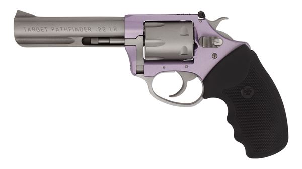 Picture of Charter Arms Pathfinder® Lite .22 LR 8rd 4.2" Barrel Lavender/Stainless Steel Revolver