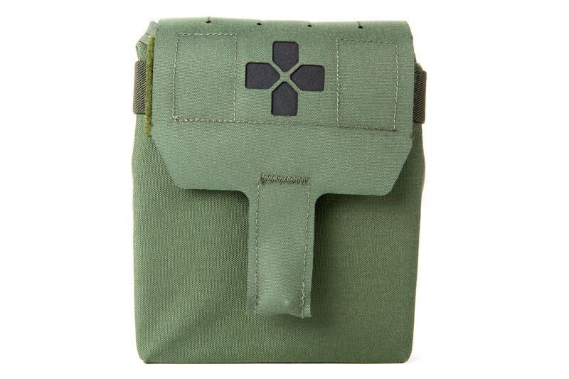 Blue Force Gear Trauma Kit NOW! MOLLE Mounted Helium Whisper Empty OD Green