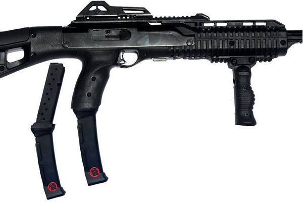 Picture of Hi-Point Firearms Model 995 9mm Black w/ Forward Grip, 2 Redball Mags Kit 20 Round Carbine