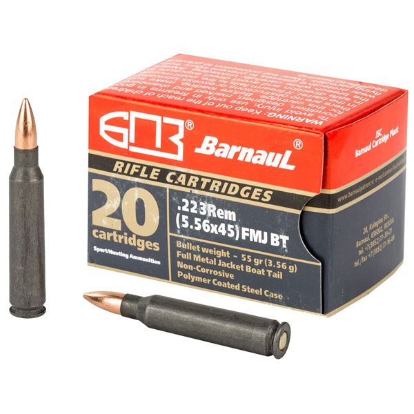 Picture of Barnaul 223 Rem 55Gr FMJ 500 Rounds Ammunition