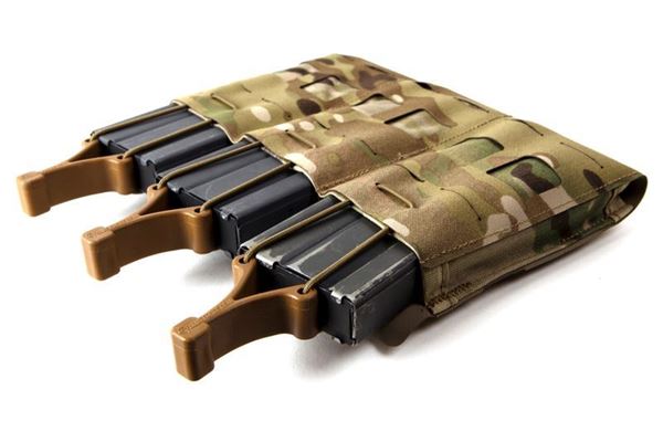 Picture of Blue Force Gear-Mag NOW! Pouch - Triple M4 Mag - Open Top Bungee Retention