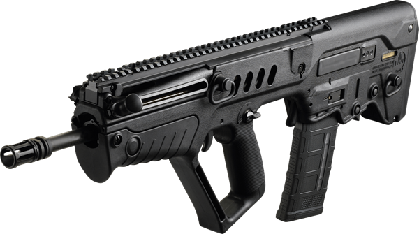 Picture of IWI TAVOR X95 Bullpup Rifle .300 AAC 16.5" Barrel RH 30rd BUIS  Flattop Black