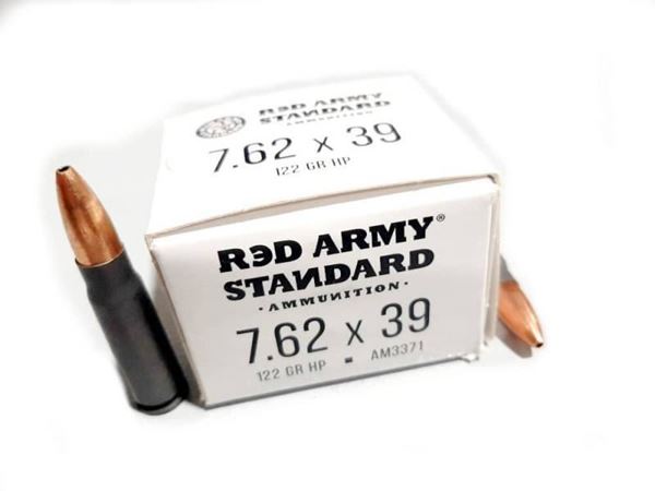 Picture of Red Army  Standard 7.62x39mm 122GR Lead Core Ammunition 20 Rounds