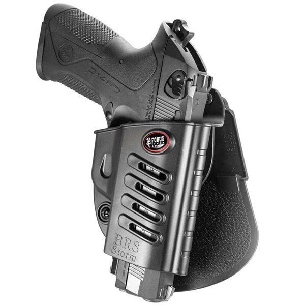 Picture of Fobus Evolution Holster Beretta, PX4 Storm, FNS, FNX/S&W Shield .45/Taurus G3 RH Paddle Polymer Black