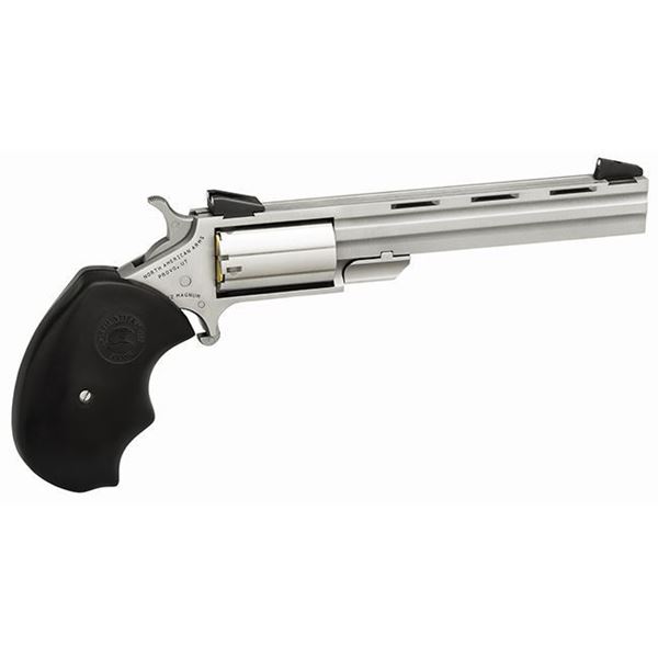 Picture of NAA-Mini Master Target, Single Action, 22 Magnum, 4" Barrel, Fixed Sight, 5rd, CA