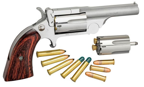 Picture of NAA- Ranger II 22 LR/M Conversion Mini-Revolver, Break-Top, Full Rib, 2.5" Barrel, 5rd