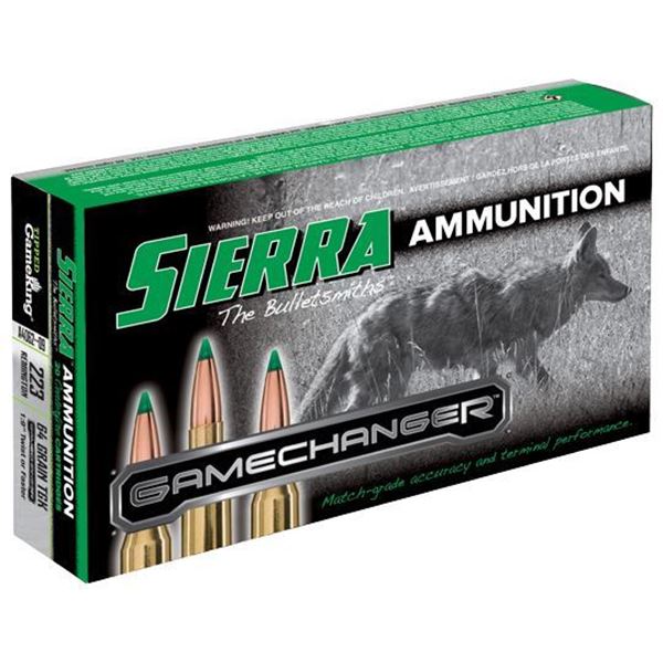Picture of Sierra Bullets  Game Changer, 223 Remington 64 GR TGK, 200rd, case, (pack 10)
