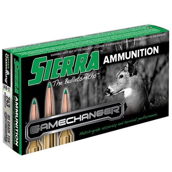 Picture of Sierra Bullets  Game Changer, 243 Win 90 GR TGK, 20rd pack