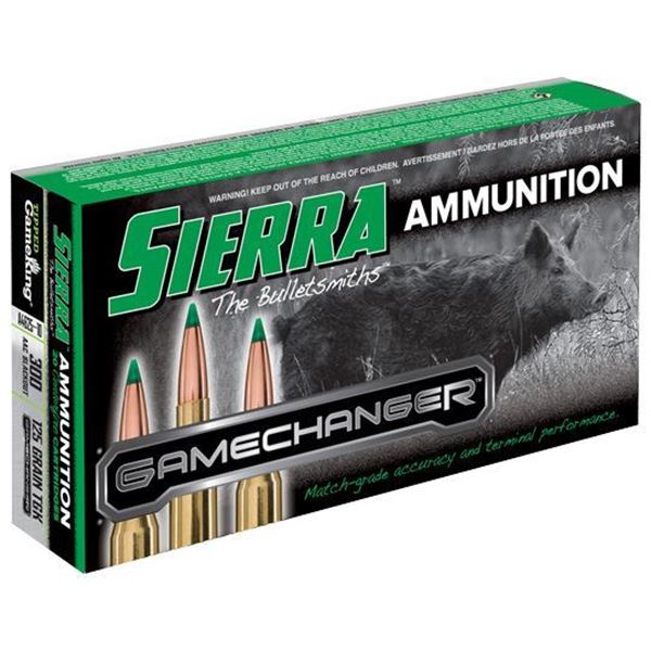 Picture of Sierra Bullets  Game Changer, 300 AAC Blackout, 125 GR TGK, 20rd pack