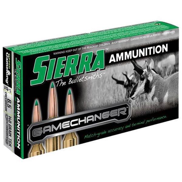 Picture of Sierra Bullets Game Changer, 6.5 Creedmoor, 140 GR TGK, 20rd pack