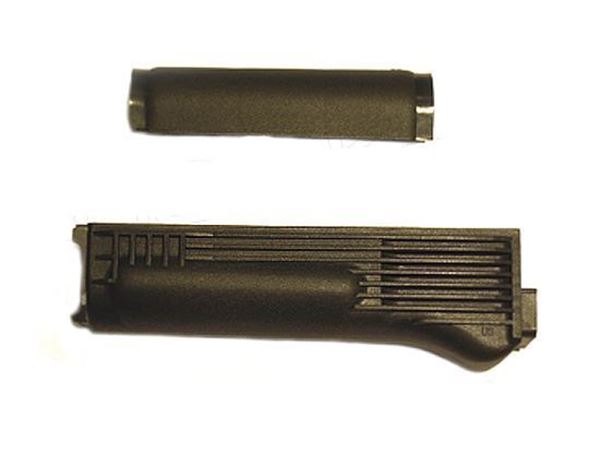 Picture of Arsenal Black Polymer Handguard Set with Stainless Steel Heat Shield for Stamped Receivers