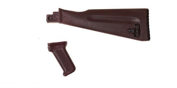 Picture of Arsenal Plum NATO Length Buttstock and Pistol Grip Set for Stamped Receivers