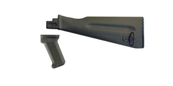 Picture of Arsenal OD Green NATO Length Buttstock and Pistol Grip Set for Stamped Receivers