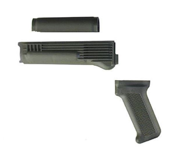 Picture of Arsenal OD Green Handguard and Pistol Grip Set for Stamped Receivers