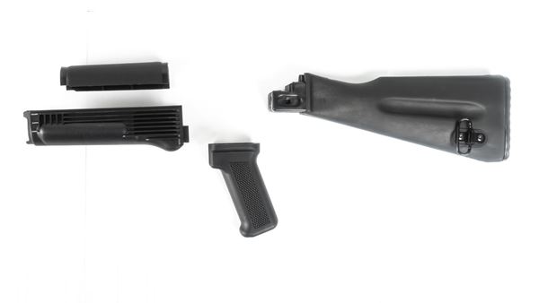 Picture of Arsenal 4 Piece Black Warsaw Length Mil Spec Buttstock Set for Stamped Receivers