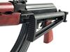 Picture of Zastava ZPAPM70 Semi-Auto 7.62x39mm AK47 Rifle Blood Red Handguard Triangle Folding Stock