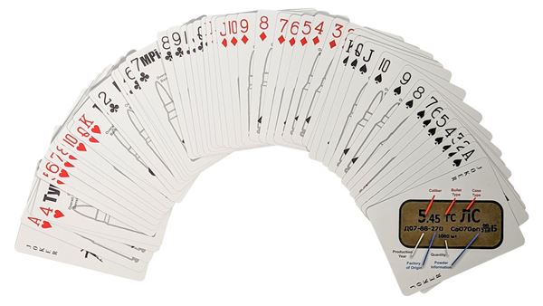 Picture of Kalashnikov AK Rifle Playing Cards