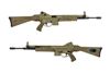 Picture of MarColMar Firearms CETME L Gen 2 223 Rem / 5.56x45mm Spanish Green Semi-Automatic Rifle without Rail