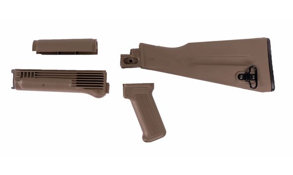 Picture of Arsenal FDE Left Side Folding Warsaw Length Stock Set for Stamped Receivers