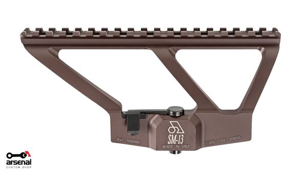 Picture of Arsenal Scope Mount with Plum Cerakote for AK Variant Rifles with Picatinny Rail