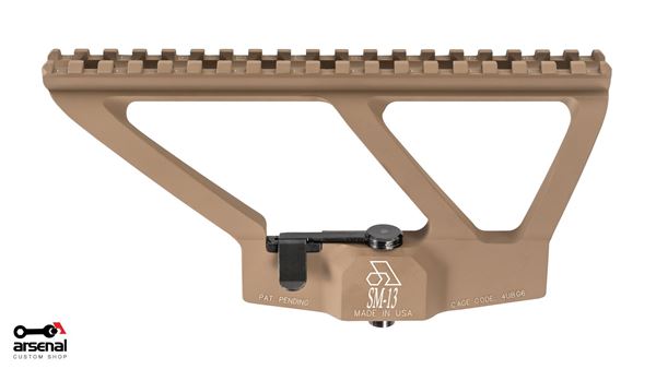 Picture of Arsenal Scope Mount with FDE Cerakote for AK Variant Rifles with Picatinny Rail