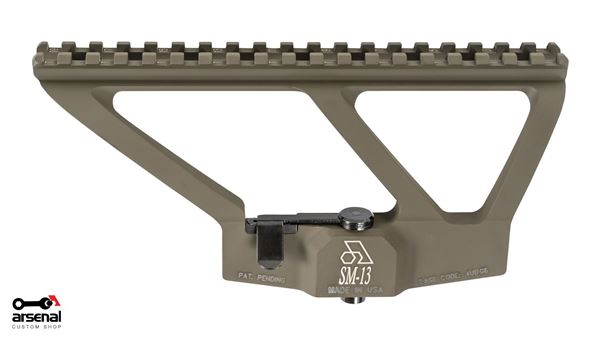 Picture of Arsenal Scope Mount with OD Green Cerakote for AK Variant Rifles with Picatinny Rail