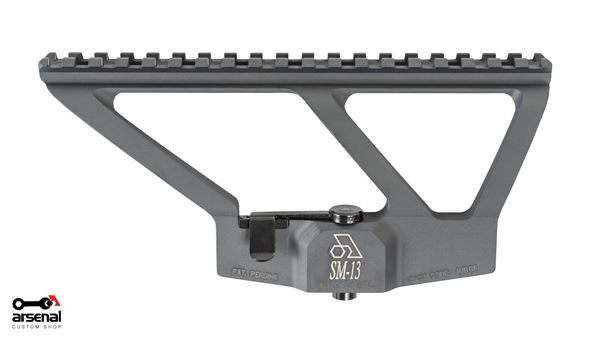 Picture of Arsenal Scope Mount with Gray Cerakote for AK Variant Rifles with Picatinny Rail