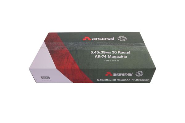 Picture of Arsenal Circle 10 5.45x39mm Black 30 Round Ribbed Magazine Box of 10